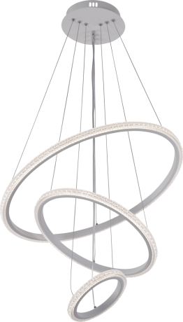 Подвесная диммируемая люстра с пультом ДУ Profit Light 6388/3 WHT 120W 