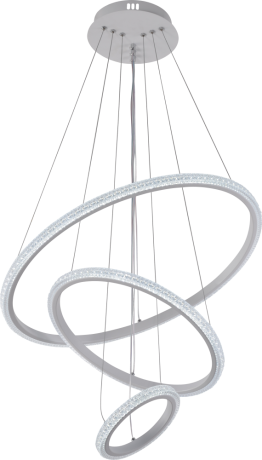 Подвесная диммируемая люстра с пультом ДУ Profit Light 6388/3 WHT 120W 