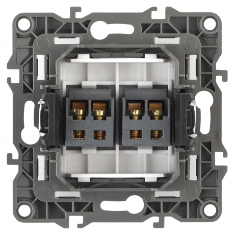 Аудиорозетка двойная ЭРА 12 12-3112-01 169047