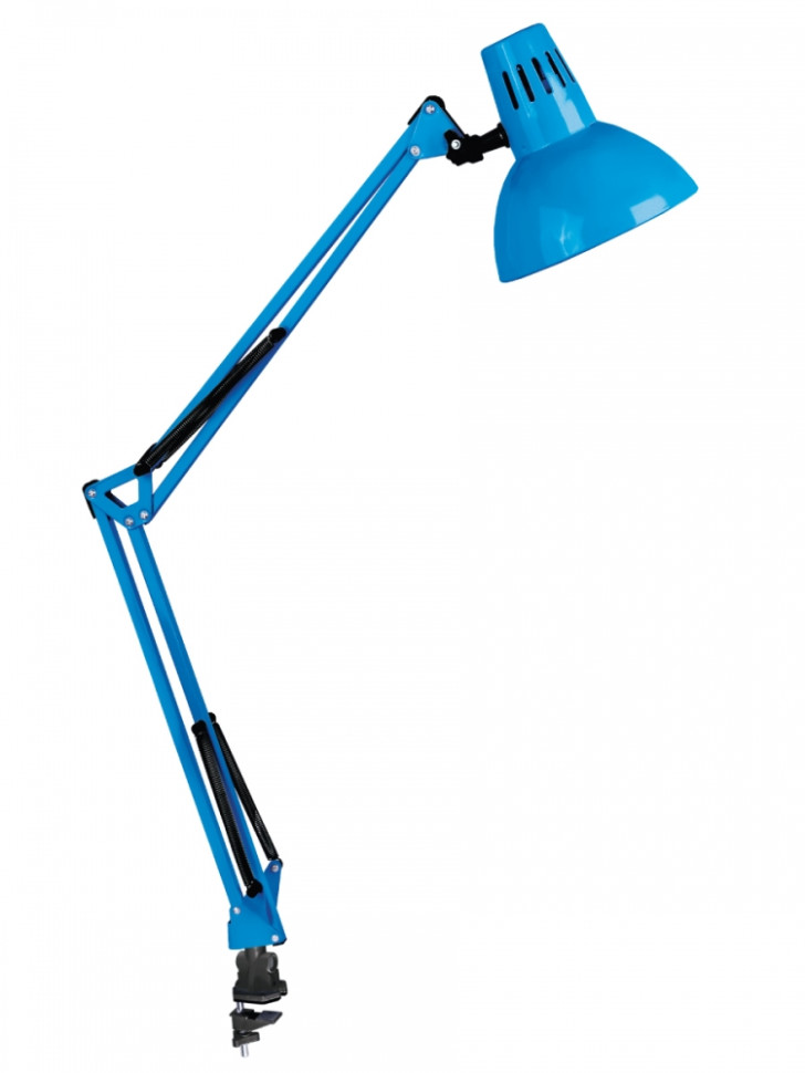 KD-312 C06 синий Настольный светильник на струбцине Camelion 12340 стул седа велюр синий
