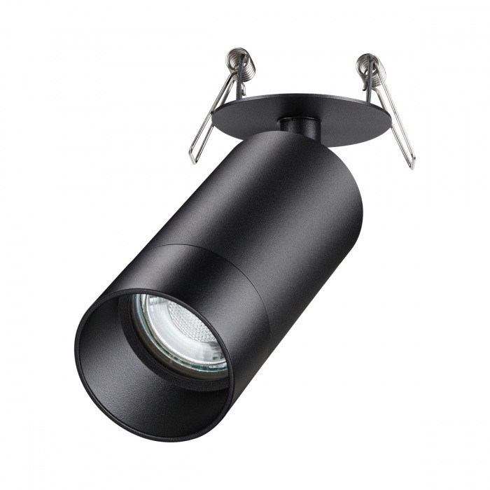 Спот со светодиодной лампочкой GU10, комплект от Lustrof. №369544-647304, цвет черный