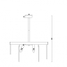 Люстра на штанге Freya Porto FR5104PL-08BS3 
