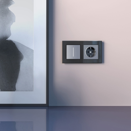 Умный сенсорный диммер (серебряный) W3443106 Werkel 