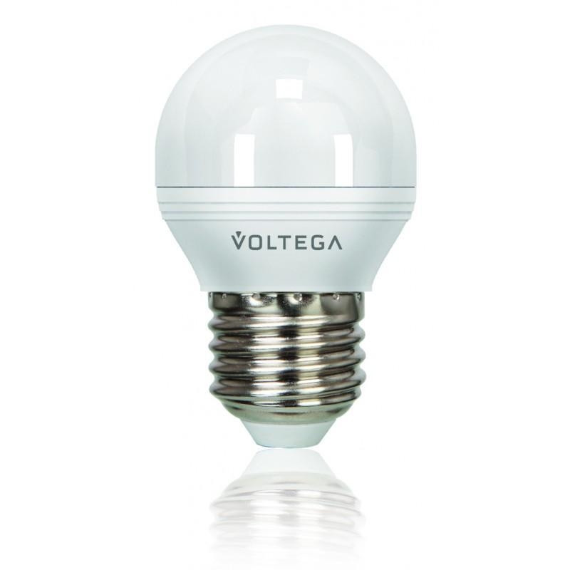 Светодиодная диммируемая лампа E27 6W 4000К (белый) Simple Voltega 5496 - фото 1