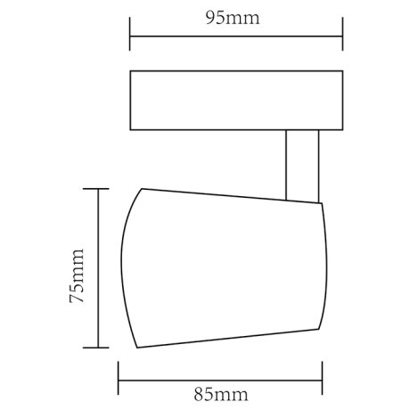 Светильник на штанге Arte Lamp Atillo A2315PL-1WH 