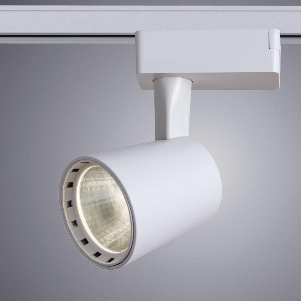 Однофазный LED светильник 15W 4000К для трека Arte Lamp Atillo A2315PL-1WH, цвет белый - фото 3