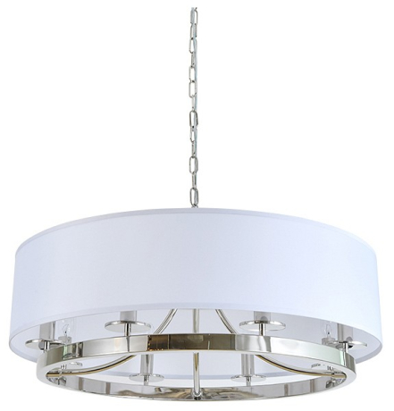 Подвесная люстра Newport SARA 3558/С nickel 