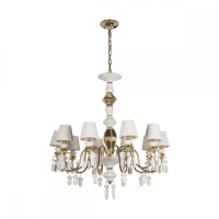 Подвесная люстра с подвесками Loft IT Grace 10203/10 White