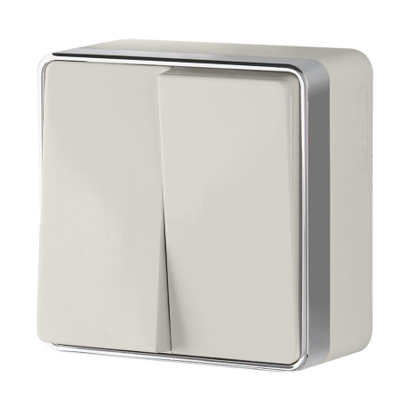 Выключатель двухклавишный Werkel Gallant (слоновая кость) W5020003