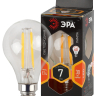 Лампа светодиодная филаментная ЭРА E14 7W 2700K прозрачная F-LED P45-7W-827-E14 Б0027946 