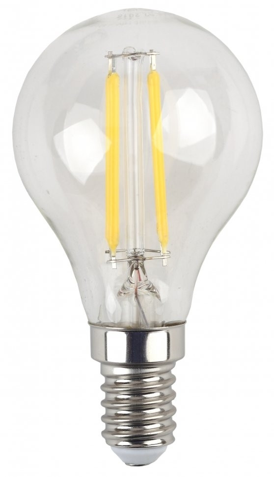 Филаментная светодиодная лампа Е14 7W 2700К (теплый) Эра F-LED P45-7W-827-E14 (Б0027946) - фото 3