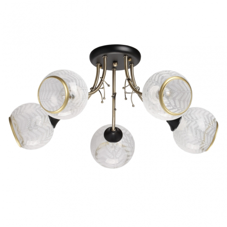 Люстра потолочная с лампочками DeMarkt 677014505+Lamps 