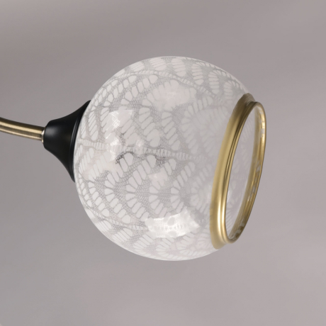 Люстра потолочная с лампочками DeMarkt 677014505+Lamps 