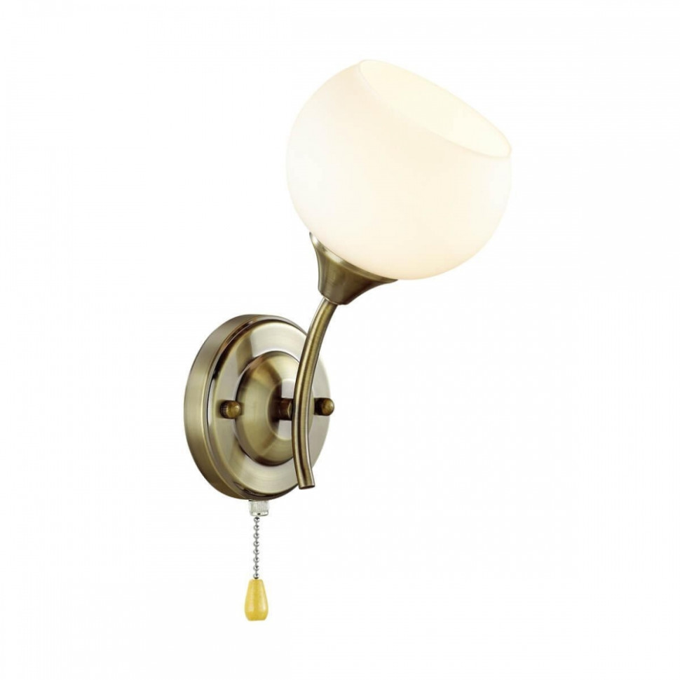 Бра со светодиодной лампочкой E27, комплект от Lustrof. №266931-642519, цвет античная бронза - фото 1