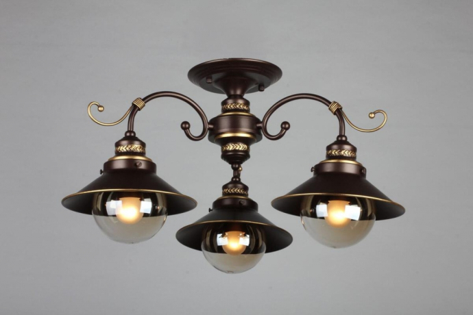 Люстра потолочная со светодиодными лампочками E27, комплект от Lustrof. №36867-657097 