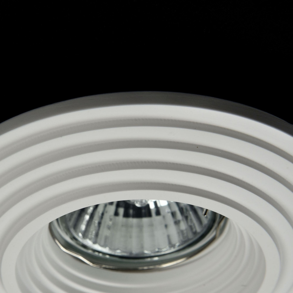 DL004-1-01-W Встраиваемый светильник Maytoni Gyps, цвет белый - фото 4
