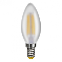 Нарушена упаковка!  <155253> Филаментная светодиодная лампа E14 6W 2800К (теплый) Crystal Voltega 7044