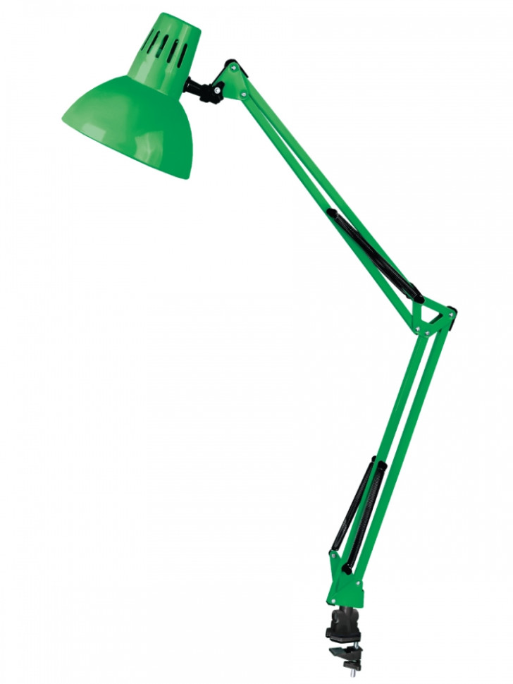 KD-312 C05 зеленый Настольный светильник на струбцине Camelion 12339 кровать интерьерная далия микровельвет зеленый 160х200