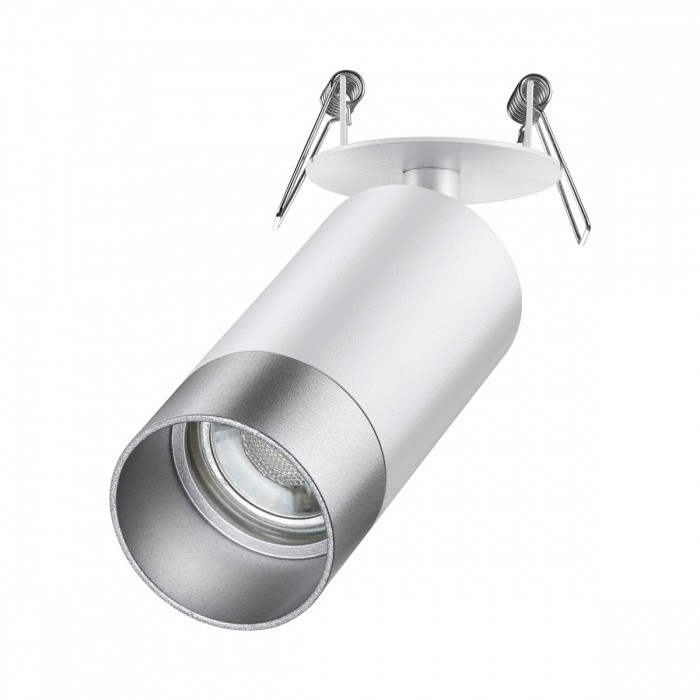 Спот со светодиодной лампочкой GU10, комплект от Lustrof. №369545-647305, цвет белый - фото 1