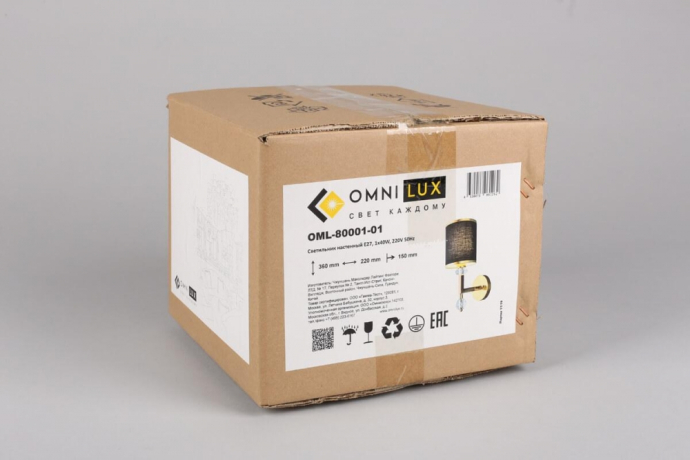 OML-80001-01 Бра Omnilux Maranello 