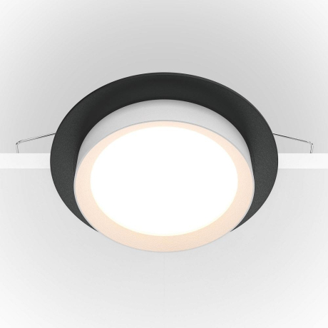 Встраиваемый светильник Maytoni Technical Hoop DL086-GX53-RD-BW 