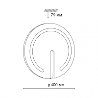 Настенно-потолочный светодиодный диммируемый светильник с Bluetooth и пультом ДУ Sonex Button RGB 3041/DL