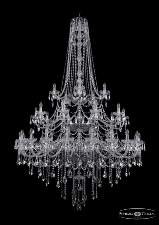 1415/20+10+5/530/h-231/3d/Ni Подвесная люстра Bohemia Ivele Crystal 