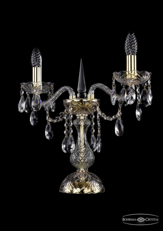 1415L/2/141-39/G Настольная лампа Bohemia Ivele Crystal 