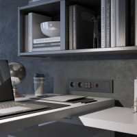 Накладка для HDMI Werkel Hammer черный W1296008