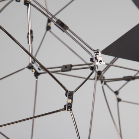 Подвесная люстра Eurosvet Uma 90368/7 черный жемчуг 