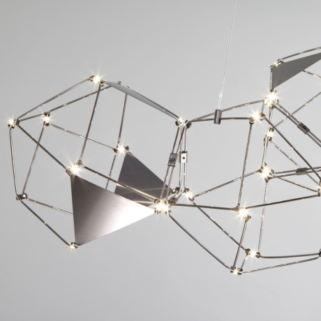 Подвесная люстра Eurosvet Uma 90368/7 черный жемчуг 