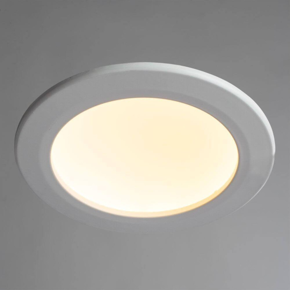A7012PL-1WH Светильник встраиваемый светодиодный Arte Lamp Riflessione, цвет белый - фото 3