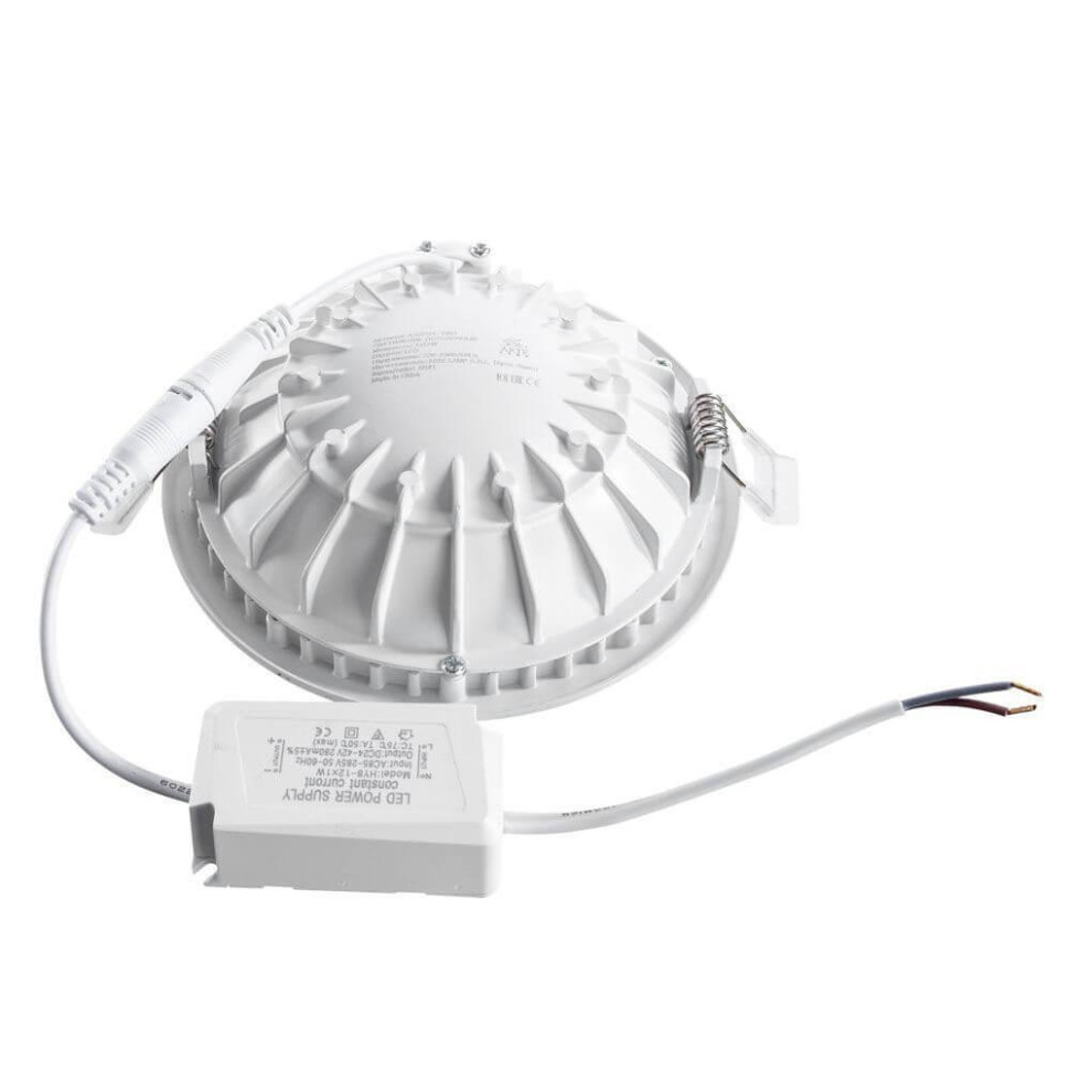 A7012PL-1WH Светильник встраиваемый светодиодный Arte Lamp Riflessione, цвет белый - фото 4