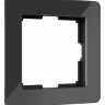 Рамка на 1 пост Werkel Acrylic (черный) W0012708
