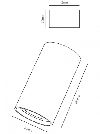 Светильник на штанге Arte Lamp Ridge A1518PL-1WH