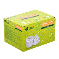 Нарушена упаковка!  <296986> Светильник электрический для бани, керамический, влагозащищенный, термостойкий, 8,3х11х13,3 см ''Банные штучки'' 14501