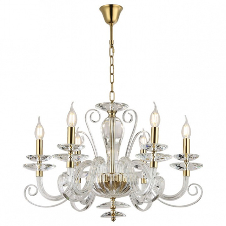 Подвесная люстра Newport ANNABELLE 8576/C gold polished 