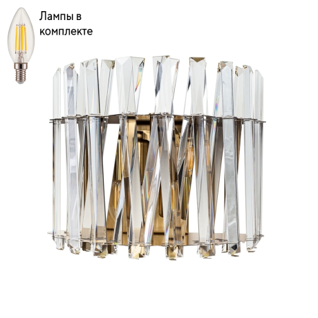 Светильник настенный с лампочками DIVINARE 7567/18 AP-2+Lamps 