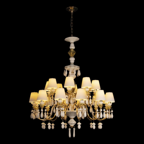 Подвесная люстра с белыми плафонами Loft IT Grace 10203/12+8 White 