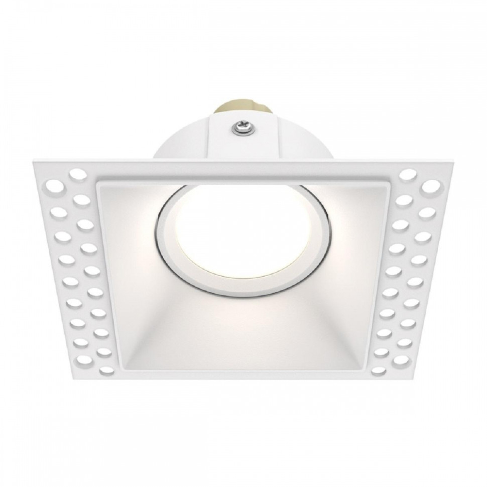 Встраиваемый светильник Maytoni Technical Dot DL042-01-SQ-W, цвет белый - фото 1