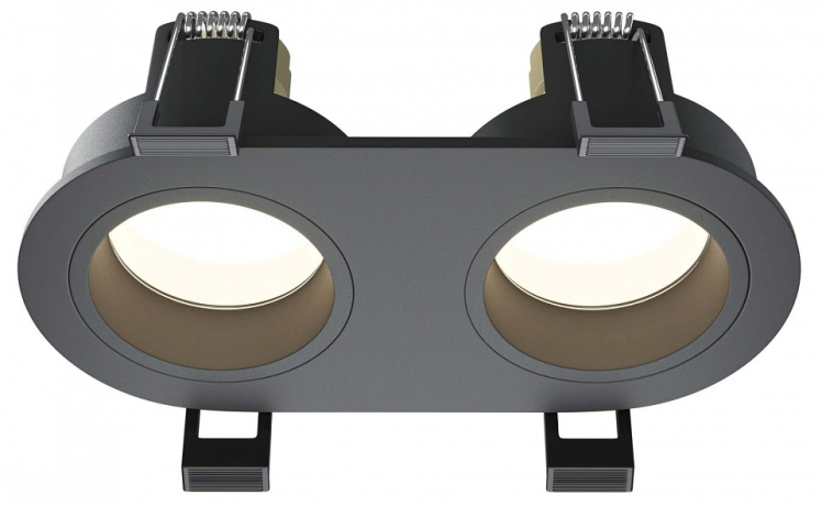 Встраиваемый светильник Maytoni Technical Share DL126-02-GU10-B