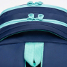 Нарушена упаковка!  <796753> Рюкзак GRIZZLY школьный, анатомическая спинка, 2 отделения, для девочек, "AZURE", 40х25х13 см, RG-564-4/1 (274197)