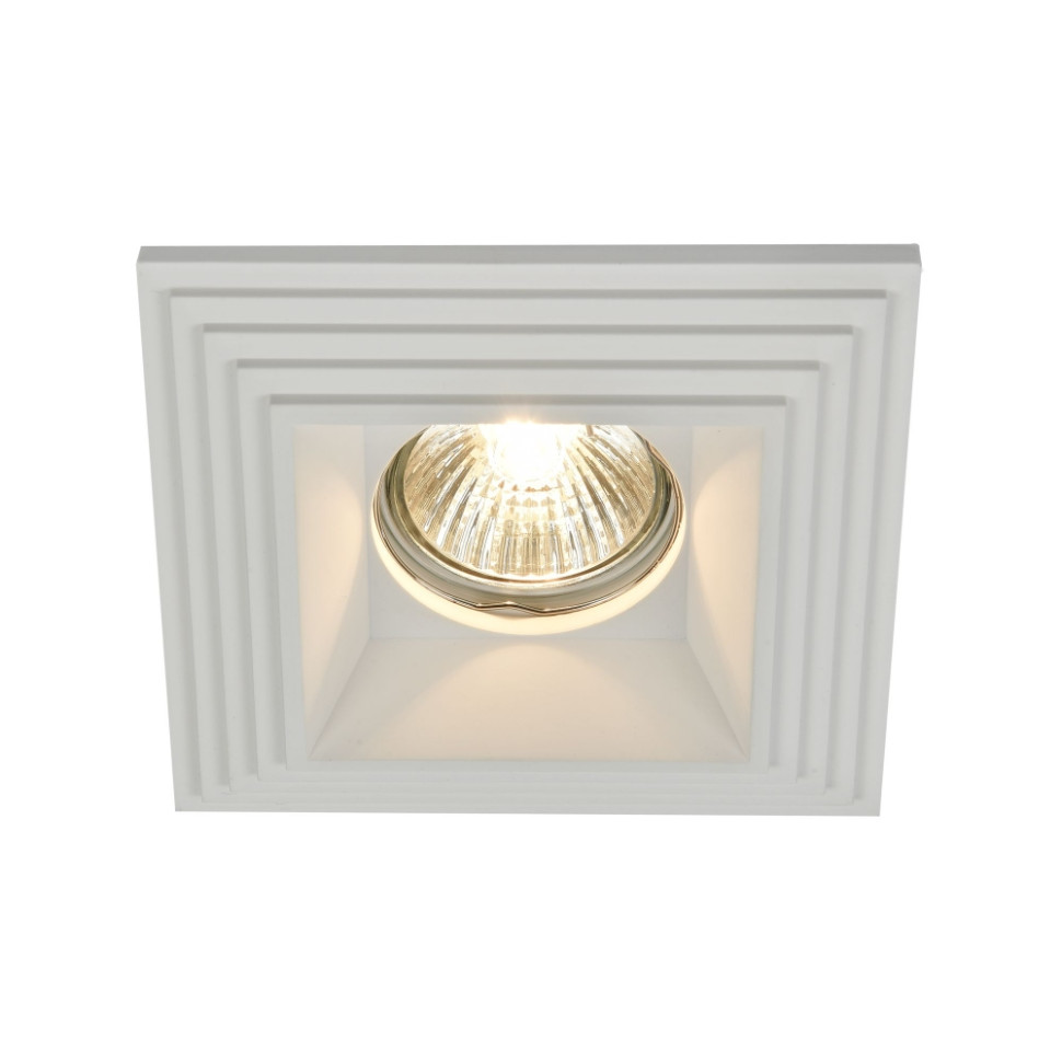 DL005-1-01-W Встраиваемый светильник Maytoni Gyps, цвет белый - фото 3