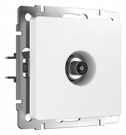 ТВ-розетка без рамки Werkel белый матовый W1183061 