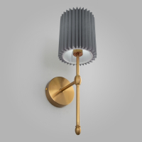 НАСТЕННЫЙ СВЕТИЛЬНИК С ТКАНЕВЫМ АБАЖУРОМ Eurosvet Notturno 60162/1 (a065664)