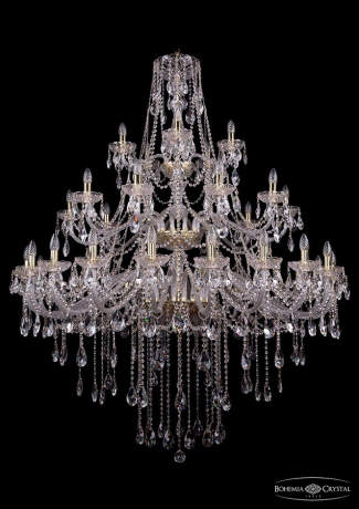 1415/20+10+5/530/3d/G Подвесная люстра Bohemia Ivele Crystal 