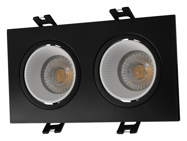 Встраиваемый светильник Denkirs Rodvig DK3072-BK+WH 