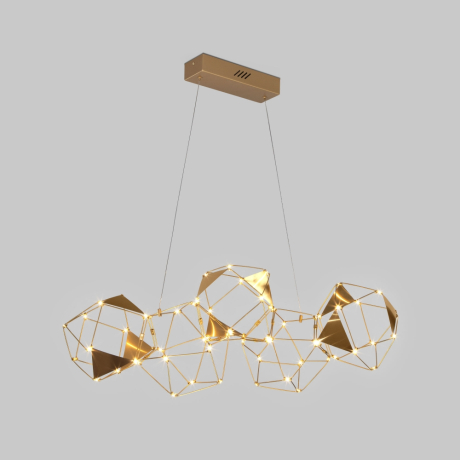 Подвесная люстра Eurosvet Uma 90368/5 медь 