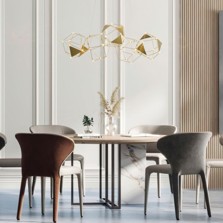 Подвесная люстра Eurosvet Uma 90368/5 медь 