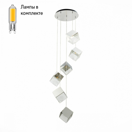 Светильник подвесной с Led лампочками в комплекте ST Luce SL1182.103.06+Lamps 